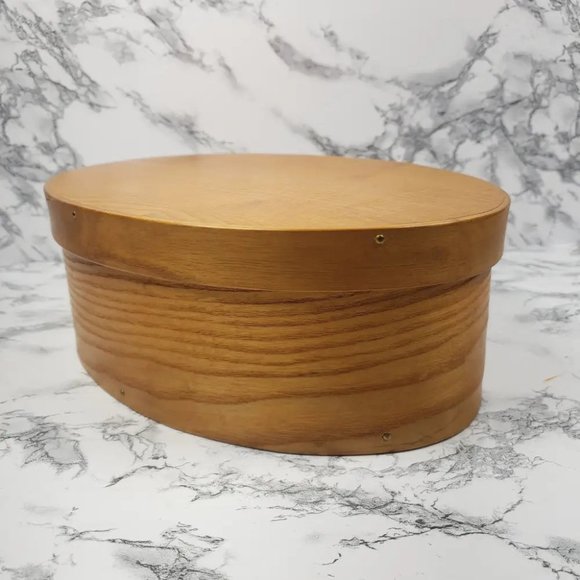 Shaker Box Jefferson Woodworking Smithsonian Shops Vintage - Picture 3 of 9